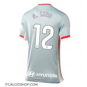 Atletico Madrid Samuel Lino #12 Seconda Maglia Femmina 2024-25 Manica Corta